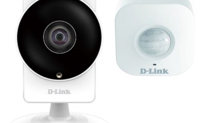 D-Link 超廣角AC無線網路攝影機＋偵測感應器智慧家庭組